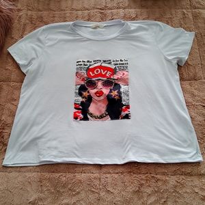 Teenbell Short Sleeve T-Shirt Size 2X (Plus)